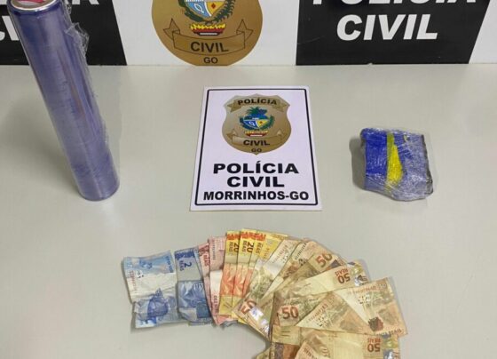 Menor é apreendido em flagrante por ato análogo ao tráfico de entorpecentes, em Morrinhos