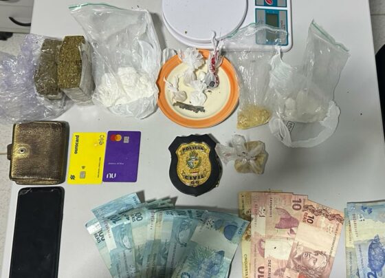 Mulher é presa suspeita de usar salão de beleza para traficar drogas, em Campos Belos