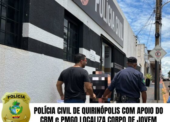 Operação integrada localiza corpo de desaparecido e prende suspeito, em Quirinópolis