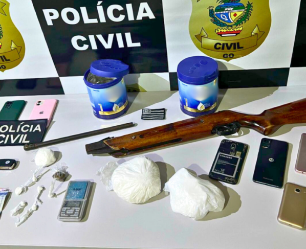 Operação Brisas: PCGO prende em flagrante casal que armazenava entorpecentes em lata de leite do filho