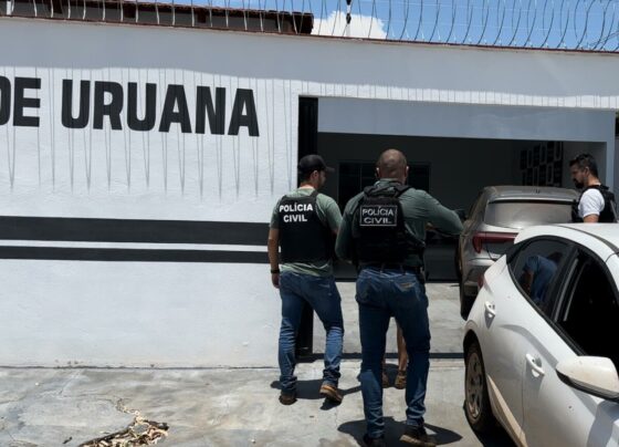 PCGO prende investigado, com várias passagens policiais, por furtar residência em Uruana