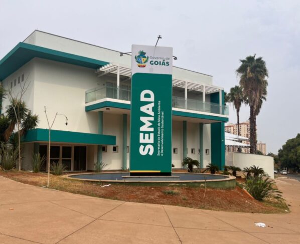 Sede da Secretaria de Estado de Meio Ambiente e Desenvolvimento Sustentável em Goiânia (Foto: Semad)
