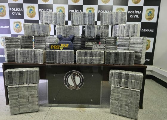 Operação apreende mais de 300 Kg de cocaína transportadas em carreta e prende dois investigados p