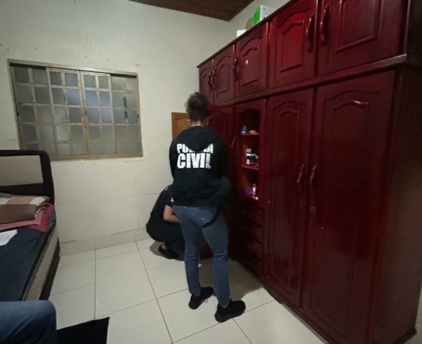 PCGO cumpre mandado de busca, em São Luís de Montes Belos, contra homem por perseguição e am
