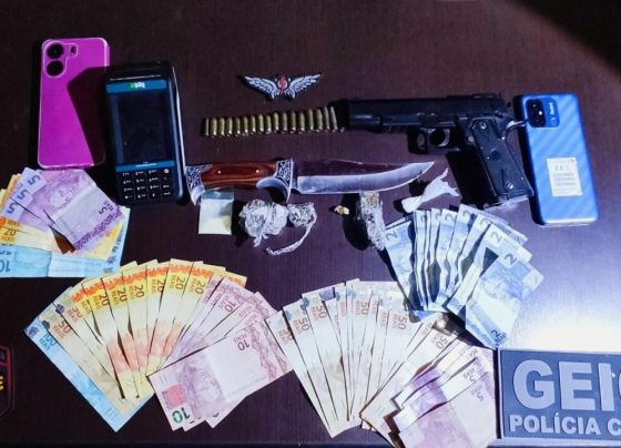 PCGO e PMGO prendem família em Iporá por tráfico de drogas