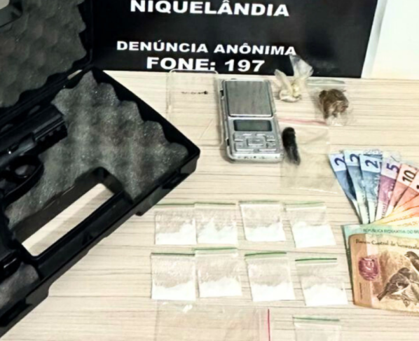Operação Instantia: PCGO prende traficante em Niquelândia e apreende drogas e pistola
