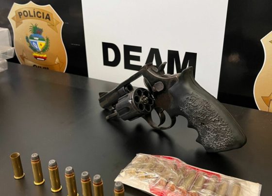 Homem é preso, em Rio Verde, por porte ilegal de arma e por divulgar imagens íntimas