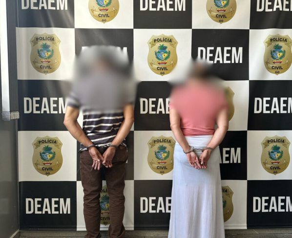 PCGO prende mãe e padrasto investigados por estupro e lesão corporal contra jovem desde a infância