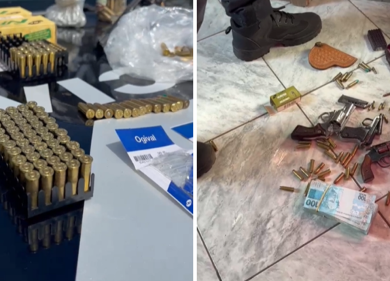 ‘Operação Armamentarium’ PCGO prende pai e filho na posse de um arsenal de armas em Caiapônia