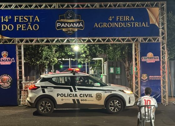 PCGO realiza ação policial em festa municipal de Panamá