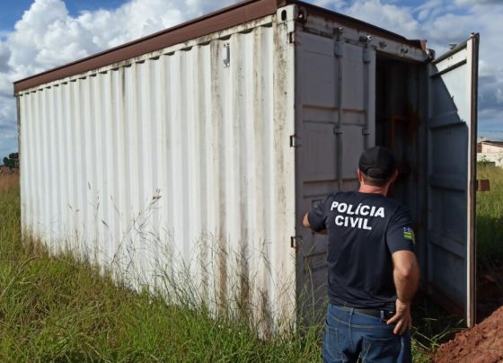 PCGO recupera contêiner furtado avaliado em R$ 50 mil em Senador Canedo