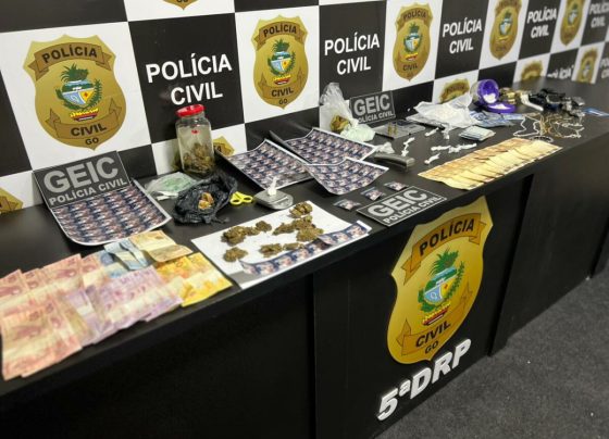 PCGO deflagra operação para fazer cessar pontos de tráfico de drogas próximos a colégios na Cidade Ocidental GO.
