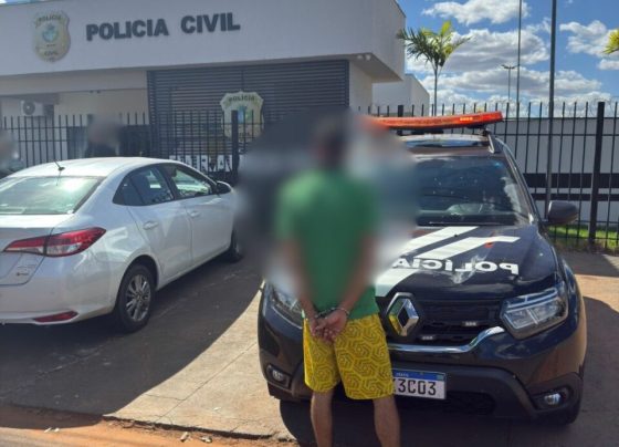 PCGO prende em Paraúna investigado por furtar R$ 16 mil em bens de residência