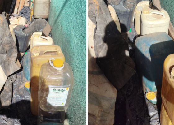 PCGO prende homem em flagrante por armazenar irregularmente 300 litros de óleo diesel
