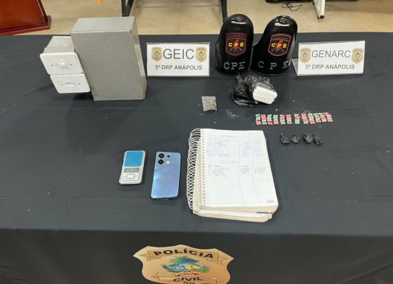 ‘Operação Códice’ PCGO deflagra operação e prende suspeito por tráfico em Anápolis