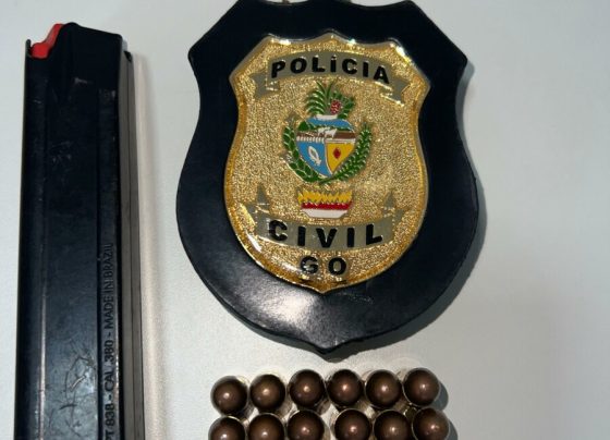 PCGO apreende munições e carregador em cumprimento de mandado em Mineiros