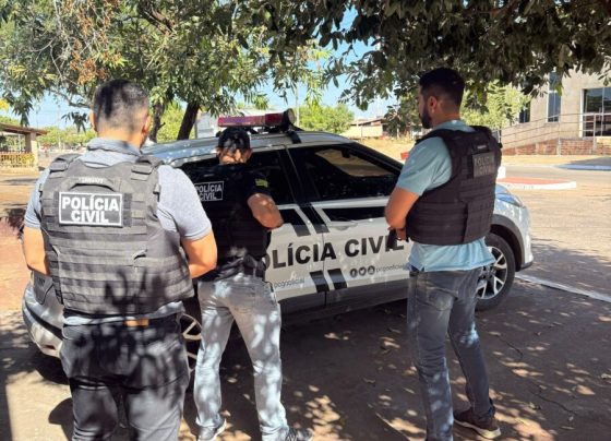 PCGO cumpre prisão preventiva, buscas e apreende arma de fogo de autor de violência doméstica, em Campos Verdes
