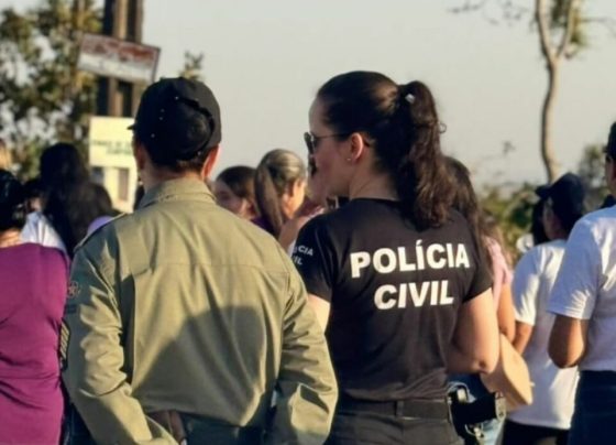 Polícia Civil participa de evento contra a violência doméstica e familiar contra a mulher em Três Ranchos