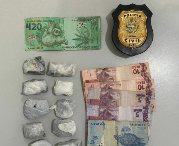 PCGO apreende adolescente por ato infracional análogo ao tráfico de drogas em São Luís de Montes Belos