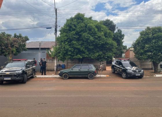 PCGO cumpre mandado de prisão temporária contra investigado por tráfico de drogas em Chapadão do Céu