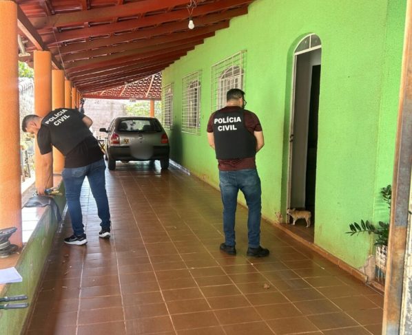 PCGO cumpre mandado e apreende objetos em investigação de estelionato em São Luís de Montes Belos