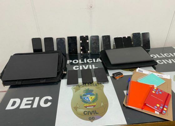 PCGO desarticula associação criminosa de São Paulo e impede golpe de R$ 41 milhões contra banco de Goiânia