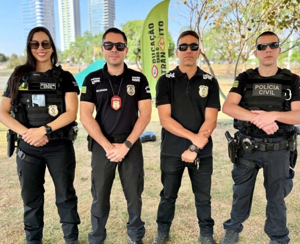 PCGO e forças de segurança realizam blitz educativa na semana nacional do trânsito em Rio Verde