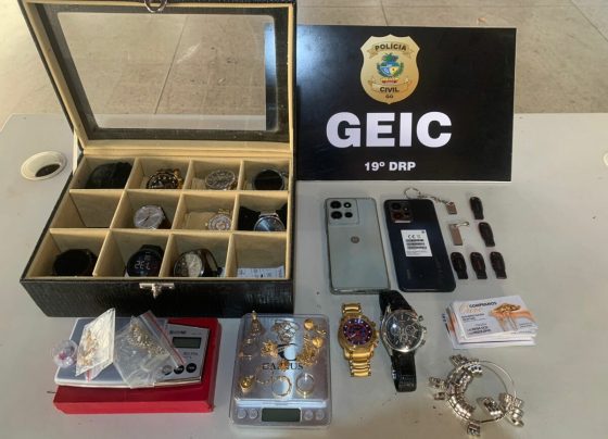 PCGO prende homem por furto de joais avaliadas em aproximadamente R$ 10 mil reais