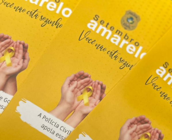 PCGO promove palestra sobre saúde mental em alusão ao Setembro Amarelo