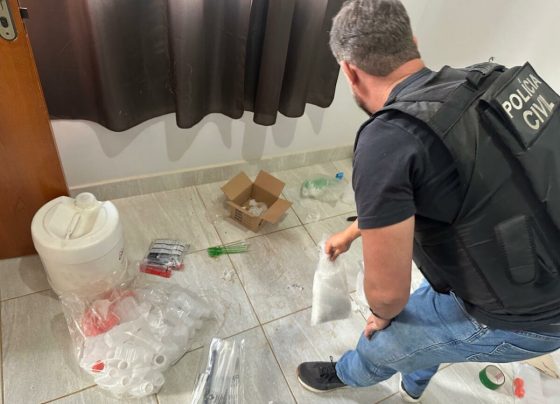 Polícia Civil cumpre mandado de busca e apreensão e prende investigado por tráfico em Águas Lindas de Goiás