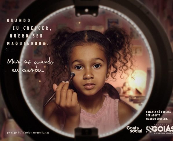 Campanha publicitária alerta para adultização de crianças