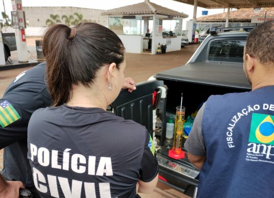 PCGO e ANP apuram denúncias sobre qualidade de combustíveis em posto de Cristianópolis