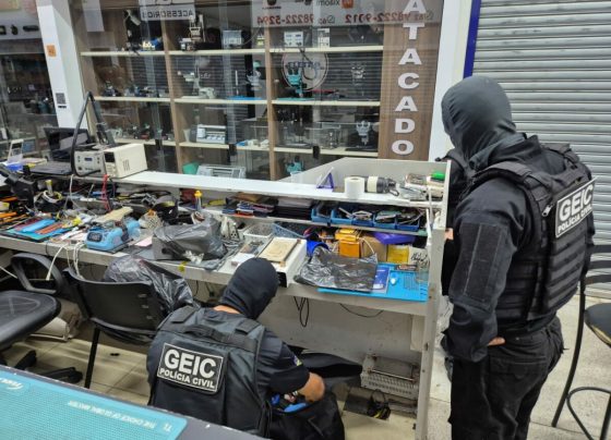 PCGO cumpre mandados e identifica suspeitos de fraudes virtuais em Goiânia