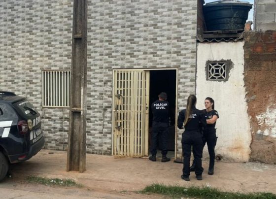PCGO cumpre três mandados de busca e apreensão, em Águas Lindas, contra furtos a residências.