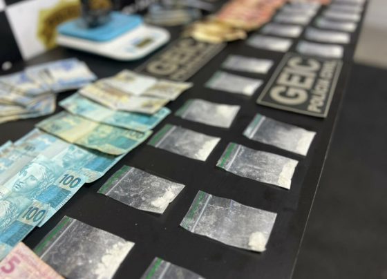 PCGO prende casal que usava construtora de imóveis para ocultar o tráfico de drogas