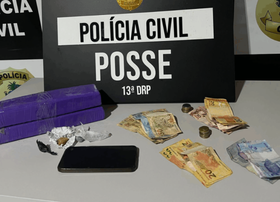 Polícia Civil apreende tabletes de maconha e prende três homens por  tráfico de drogas  e associação para o tráfico em Posse 