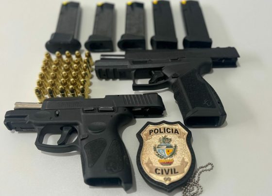 PCGO prende investigado por posse ilegal de armas e cumpre mandado de busca em Pires do Rio