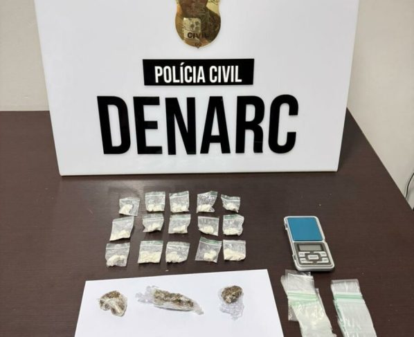 PCGO prende dois em flagrante e desarticula ponto de tráfico de drogas em Goiânia