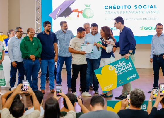 Em Palmeiras de Goiás, governo anuncia investimento de R$ 10 milhões para Crédito Social em 2026