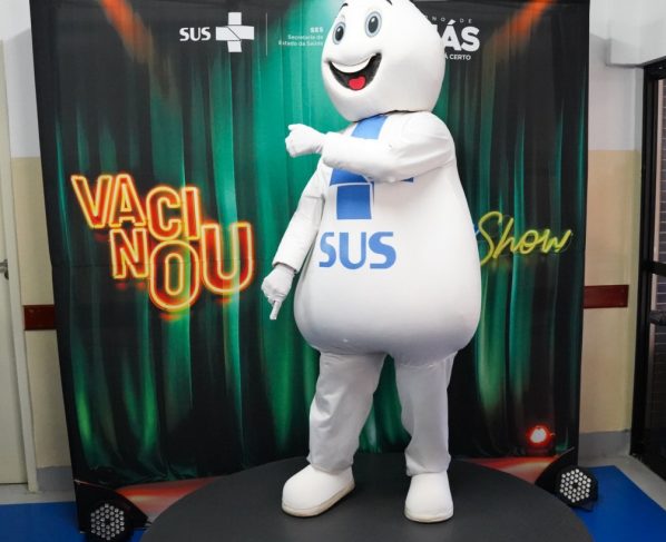 Zé Gotinha na Abertura da Campanha de Vacinação contra a Influenza