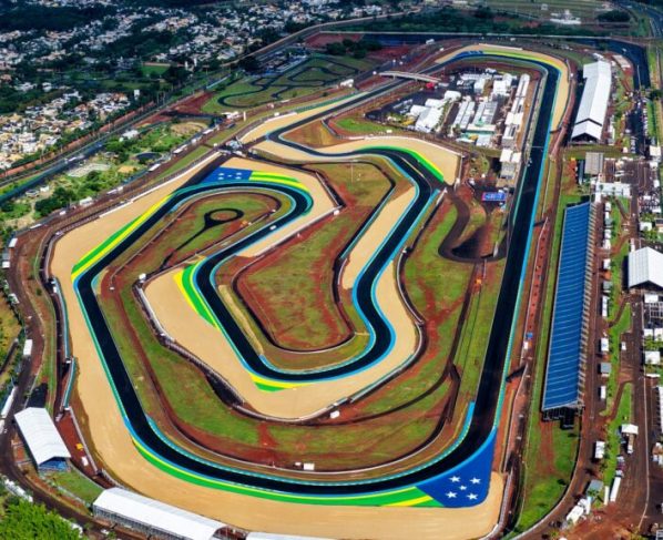 MotoGP em Goiânia coloca Goiás no centro do automobilismo mundial - panorâmica aérea do Autódromo Ayrton Senna