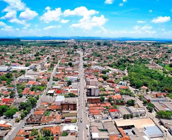 Agro é Social chega a Uruaçu com mais de R$ 3 milhões em investimentos para produtores rurais Panorâmica aérea da cidade de Uruaçu-GO