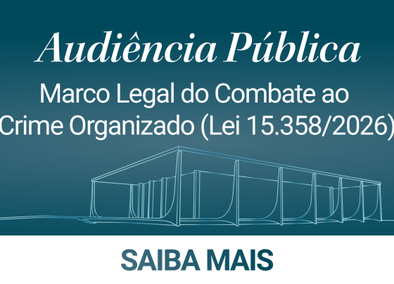 Banner na cor azul e o texto na cor branca