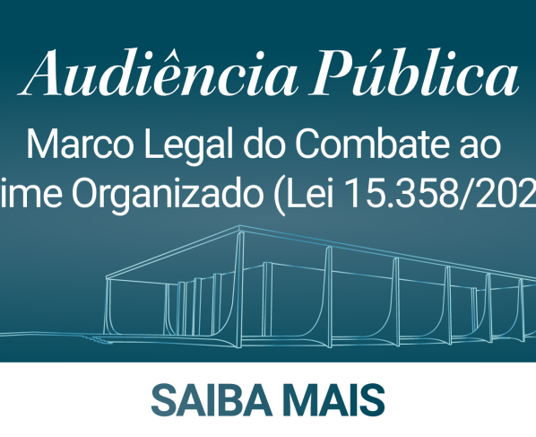 Banner na cor azul e o texto na cor branca
