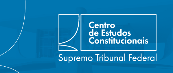 Card na cor azul com a logo do Centro de Estudos Constitucionais do STF