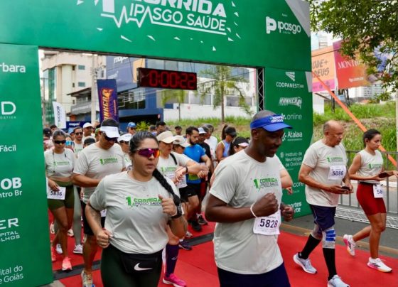 Participantes da Corrida Ipasgo Saúde