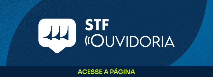Banner na cor azul com o texto